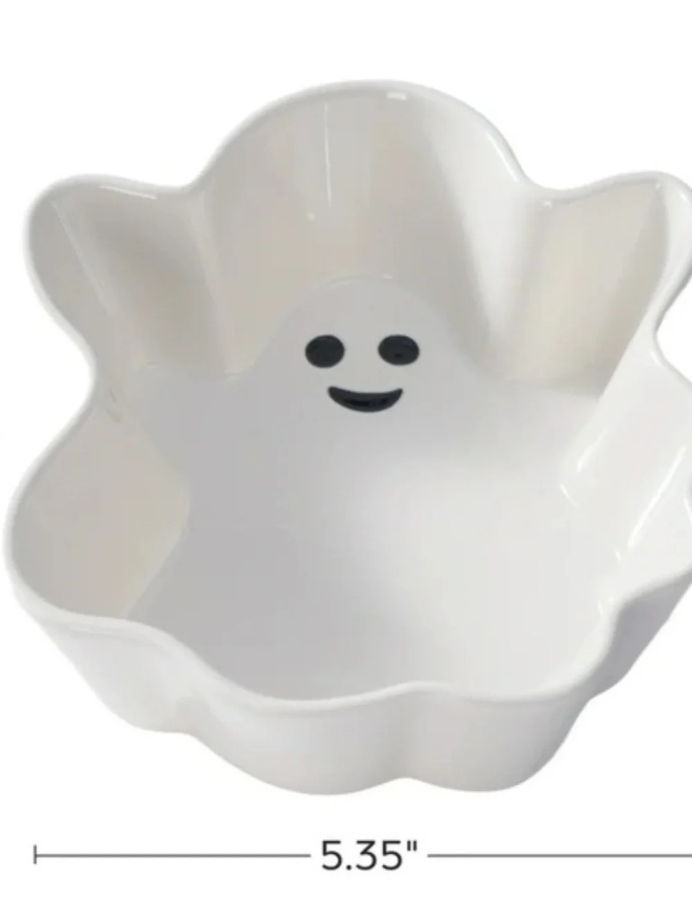 White Ghost Candy Dishes - Halloween Party Decor
